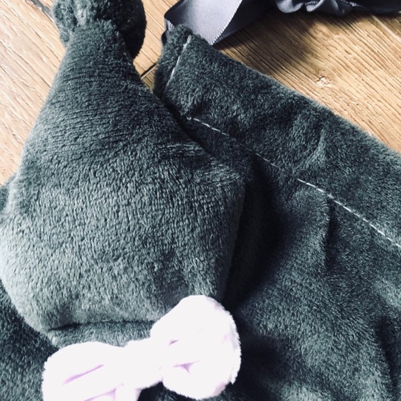 KUROMI-NWOT Soft Dark Gray Drawstring Pouch - Picture 6 of 12